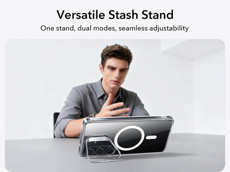 ESR Classic Hybrid Stash Stand S26 Plus, Clear ESR Classic Hybrid Stash Stand S26 Plus, Clear