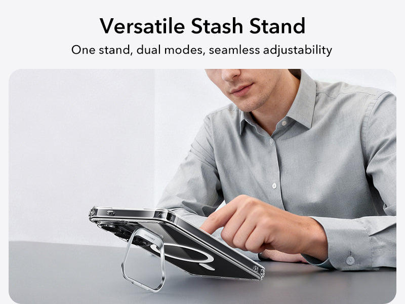 ESR Classic Hybrid Stash Stand S26 Plus, Clear ESR Classic Hybrid Stash Stand S26 Plus, Clear