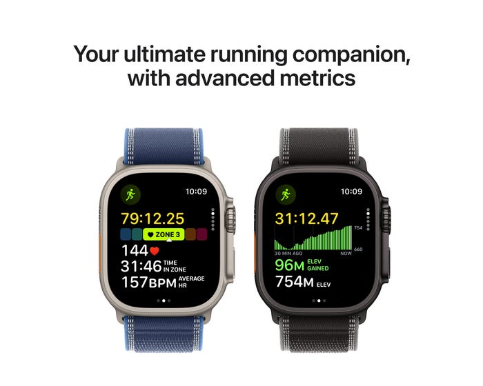 Apple Watch Ultra 3 GPS + Cellular 49mm Black Titanium Case With Black Alpine Loop Medium Apple Watch Ultra 3 GPS + Cellular 49mm Black Titanium Case With Black Alpine Loop Medium
