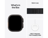 Apple Watch Ultra 3 GPS + Cellular 49mm Black Titanium Case With Black Alpine Loop Medium
