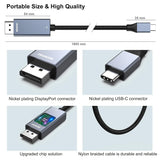 BENFEI USB-C to DisplayPort (3FT/0.9M) Cable