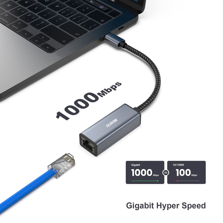 BENFEI USB-C to Ethernet Adapter BENFEI USB-C to Ethernet Adapter