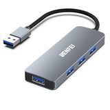 BENFEI USB 3.0 Hub, 4 Ports USB A Splitter Ultra-Slim