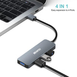 BENFEI USB 3.0 Hub, 4 Ports USB A Splitter Ultra-Slim