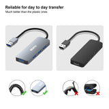 BENFEI USB 3.0 Hub, 4 Ports USB A Splitter Ultra-Slim
