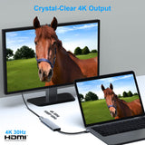 BENFEI Usb C Hub 7-In-1 With Hdmi (4k@60hz,Certified), 100w Power Delivery
