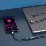 BENFEI USB C to Audio Jack Adapter with DAC chipset