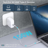 BENFEI USB-C Fast Charging Cable (3.3ft) ,100W