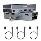 BENFEI Usb 3.0 Hdmi Kvm Switch With 4 Usb 3.0 Ports