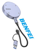BENFEI Magnetic M.2 NVMe SSD Enclosure / 10Gbps Speed / MagSafe Compatible / Supports Up to 2TB