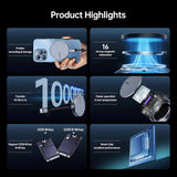 BENFEI Magnetic M.2 NVMe SSD Enclosure / 10Gbps Speed / MagSafe Compatible / Supports Up to 2TB