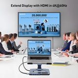 BENFEI  Laptop Stand with USB C Hub, and 15W Wireless Charger