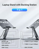 BENFEI Laptop Stand with USB-C 7in1 Docking Station