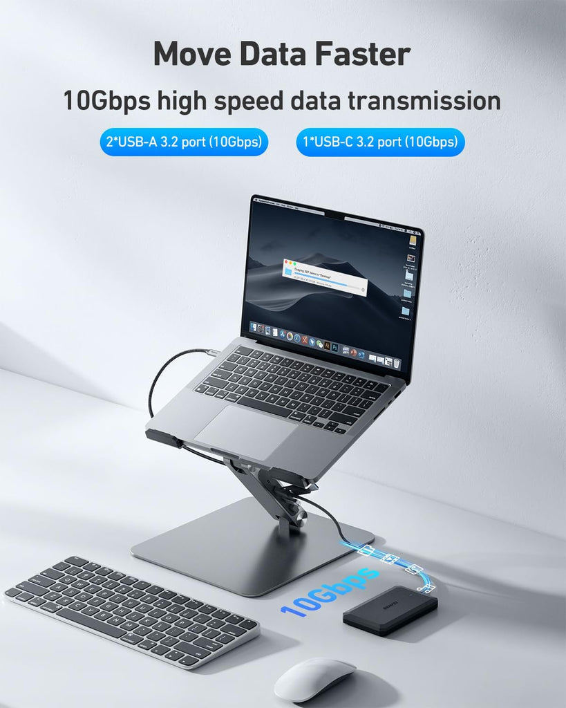 BENFEI Laptop Stand with USB-C 7in1 Docking Station BENFEI Laptop Stand with USB-C 7in1 Docking Station