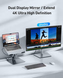 BENFEI Laptop Stand with USB-C 7in1 Docking Station