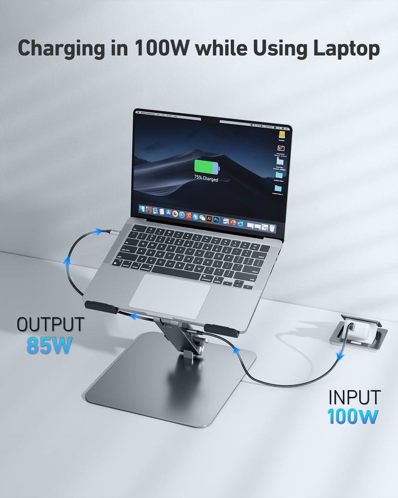 BENFEI Laptop Stand with USB-C 7in1 Docking Station BENFEI Laptop Stand with USB-C 7in1 Docking Station