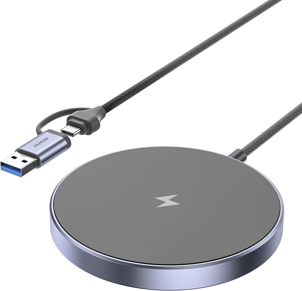 BENFEI Magnetic Wireless Charger 15w Compatible with Wireless Mag Safe