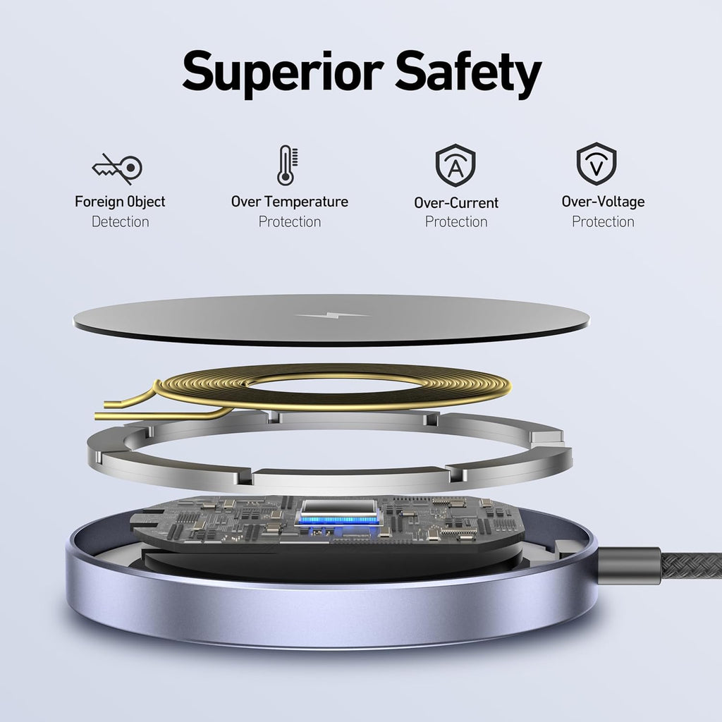 BENFEI Magnetic Wireless Charger 15w Compatible with Wireless Mag Safe BENFEI Magnetic Wireless Charger 15w Compatible with Wireless Mag Safe