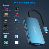 BENFEI USB-C Docking Station, 8-in-1 USB-C Hub