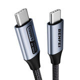 BENFEI USB C to USB C Monitor Cable 4K 120Hz 100W Data Transfer 3ft Tangle Free Silicone USB C Cable