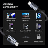 BENFEI USB C to USB C Monitor Cable 4K 120Hz 100W Data Transfer 3ft Tangle Free Silicone USB C Cable