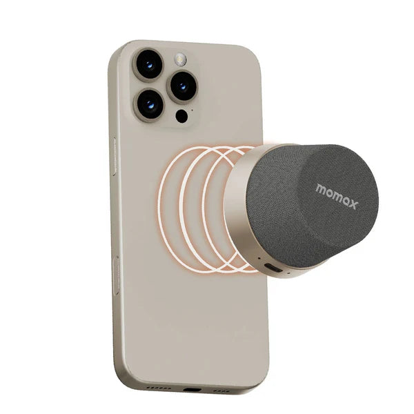 MOMAX 1-Vibe Go Magnetic Wireless Speaker MOMAX 1-Vibe Go Magnetic Wireless Speaker