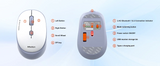 Meetion Whisper Silent Wireless Dual Mode Wireless + Bluetooth and Rechargeable Mouse (BTM571)