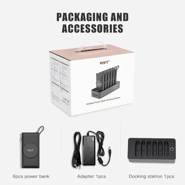 WST POWERBANK 8 in 1 Docking Station Magsafe 10000mAh (Black) WST POWERBANK 8 in 1 Docking Station Magsafe 10000mAh (Black)