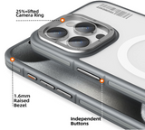 YOUNGKIT SKIN FEEL ROCK SAND MAGSAFE CASE FOR IPHONE 15 PRO - GREY