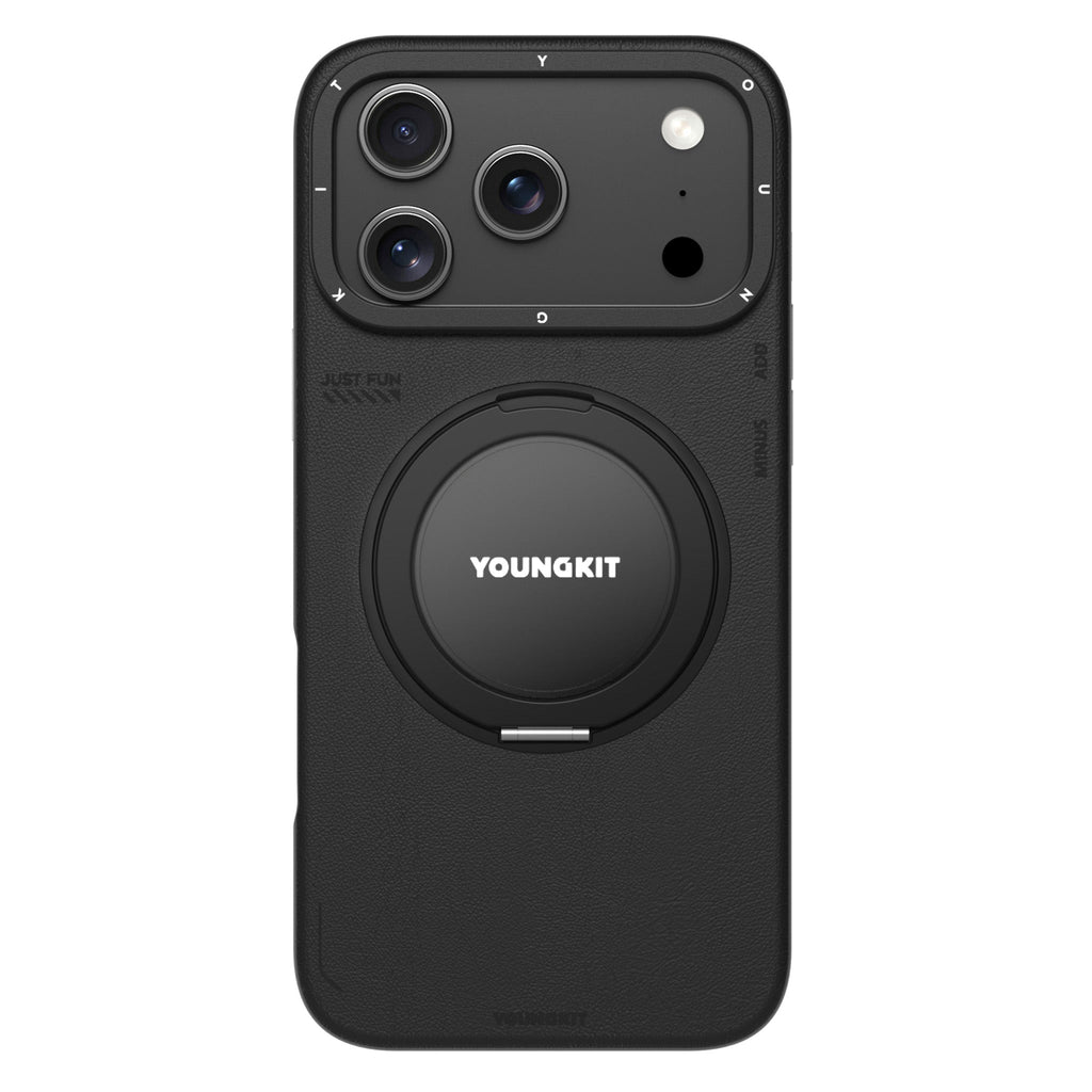 YOUNGKIT TECH LEATHER SERIES (ROTATING BRACKET)FOR IPHONE 17 SERIES YOUNGKIT TECH LEATHER SERIES (ROTATING BRACKET)FOR IPHONE 17 SERIES
