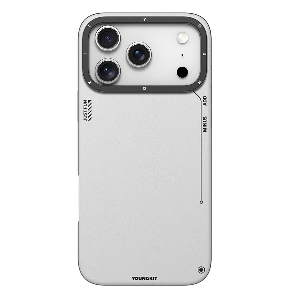 YOUNGKIT TECHNOLOGY FASHION SERIES FOR IPHONE 17 PRO / PRO MAX-SILVER