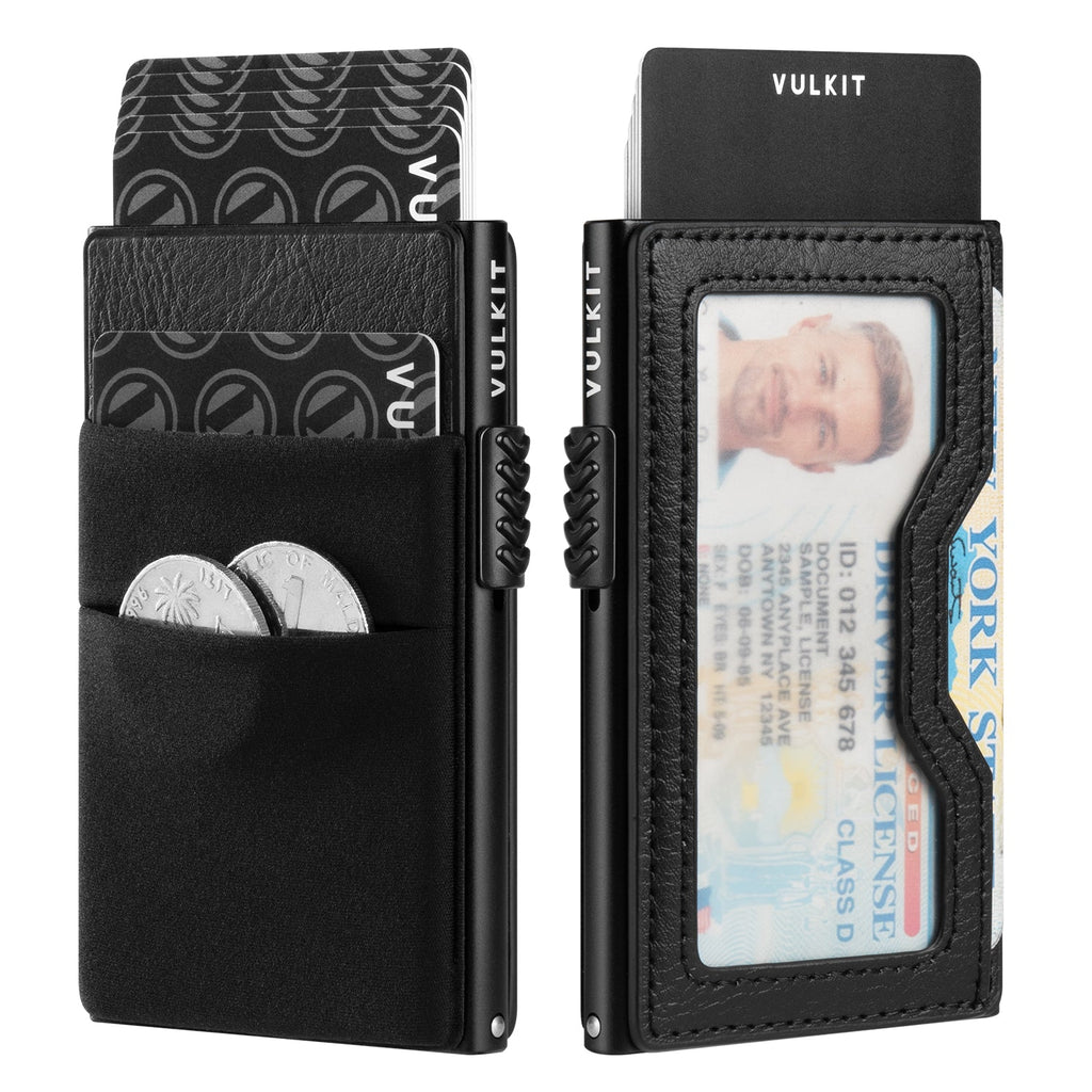 VULKIT ELASTIC CLOTH SLOT & LEATHER CARD HOLDER
