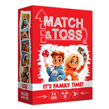 Match & Toss - Family Card Game (121 Cards + 1 Dice + 2 Rules Card)