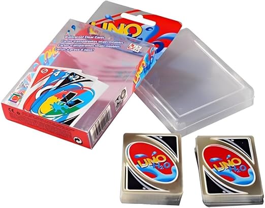 UNO H20 WATERPROOF CLEAR PLAYING CARDS (PLASTIC) UNO H20 WATERPROOF CLEAR PLAYING CARDS (PLASTIC)