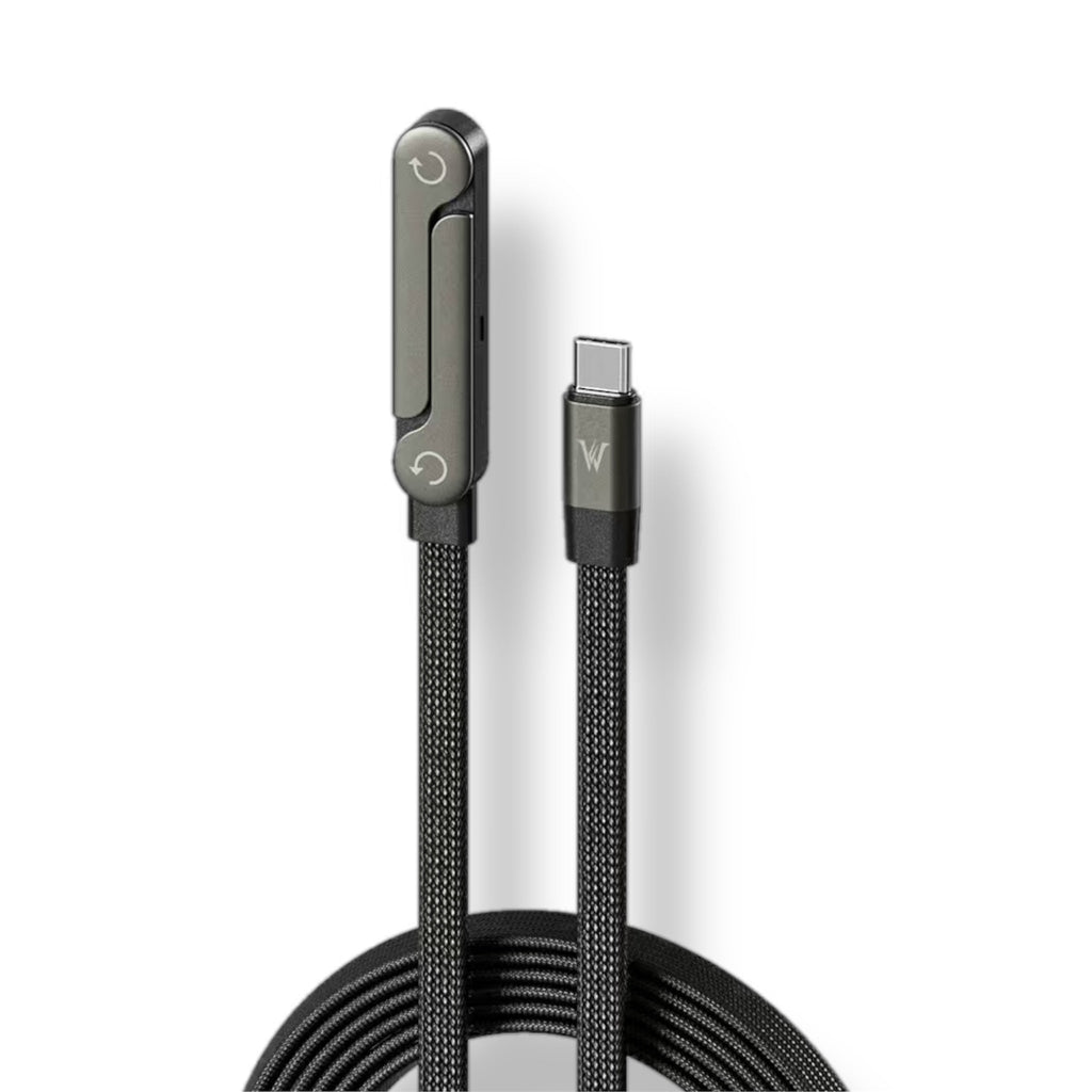 WIZARD FOLDING STAND DATA CABLE - TYPE-C TO TYPE-C 240W FAST CHARGING