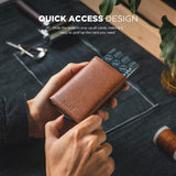 VULKIT Built in Car Holder With Back Slot Wallet (VC200)