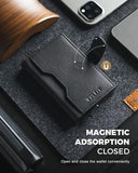 VULKIT RFID Blocking ID and Magnetic Button Bifold Wallet (VC-207)
