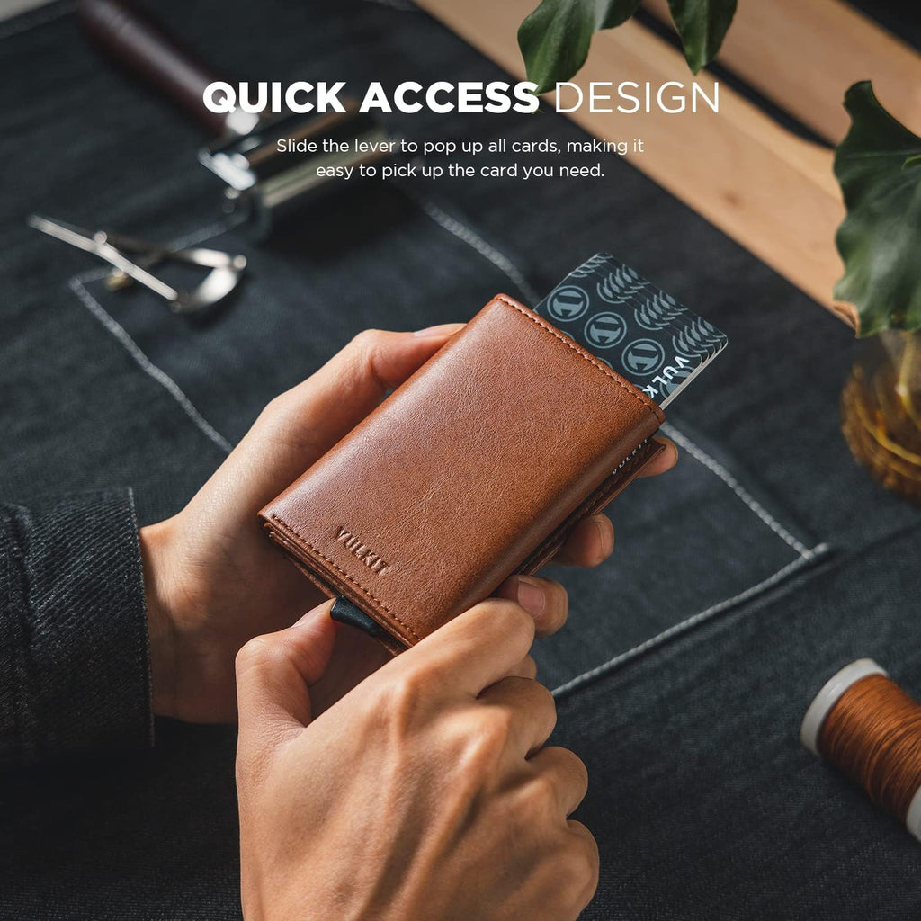 VULKIT RFID Blocking With ID Window and Banknote Compartment Wallet (VC-208) VULKIT RFID Blocking With ID Window and Banknote Compartment Wallet (VC-208)