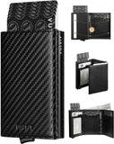 VULKIT RFID Blocking With ID Window and Banknote Compartment Wallet (VC-208)
