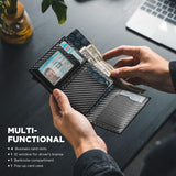 VULKIT RFID Blocking With ID Window and Banknote Compartment Wallet (VC-208)