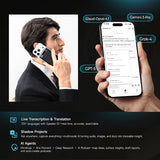 MOBVOI TICNOTE AI Voice Recorder, AI Transcription ,Memory, Digital Voice Recorder for Meeting Lecture Call, 2026