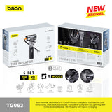Bson Hammer Tire Inflator, 4 in 1 Multi-Function