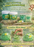 Greateam Rain Forest Putty & Puff Slime Kit