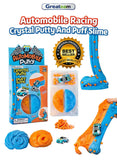Greateam Automobile Racing Crystal Putty & Puff Slime Set