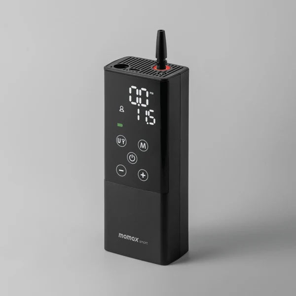 MOMAX SMART IOT ELECTRIC AIR PUMP WITH FLASH LIGHT MOMAX SMART IOT ELECTRIC AIR PUMP WITH FLASH LIGHT