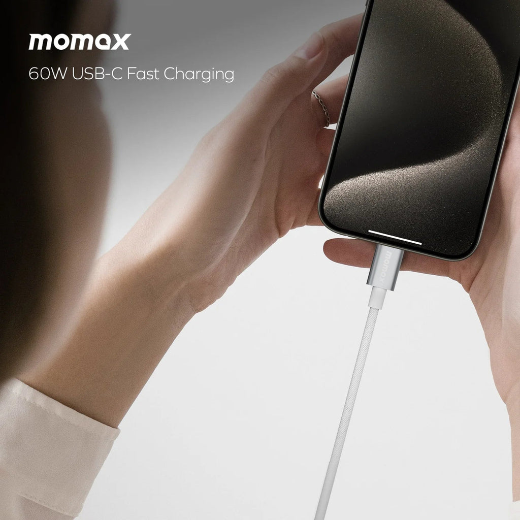 Momax Elite USB-C to USB-C Braided Cable 60W Momax Elite USB-C to USB-C Braided Cable 60W