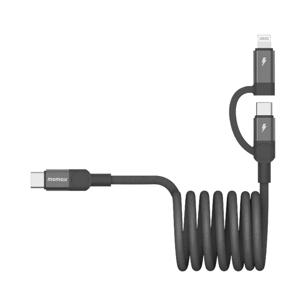 MOMAX USB-C TO C & Lightning Magnetic Cable 1M MOMAX USB-C TO C & Lightning Magnetic Cable 1M