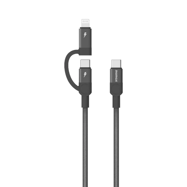 MOMAX USB-C TO C & Lightning Magnetic Cable 1M MOMAX USB-C TO C & Lightning Magnetic Cable 1M