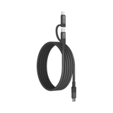 MOMAX USB-C TO C & Lightning Magnetic Cable 1M