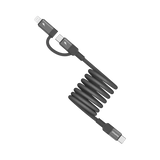 MOMAX USB-C TO C & Lightning Magnetic Cable 1M